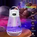 AGSIVO Cordless LED Digital Display Electric Mosquito Bug Zapper Mosquito Killing Lamp Fly Trap Camp Lamp with Rechargeable Battery for Indoor and Outdoor