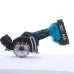 Cordless Mini Circular Saw 18V 76mm Electric Cutting Tool for Metal Wood Plastic Pipes Tiles with 2 Blades and Guards