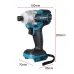 Drillpro 18V 520N.m Cordless Brushless Power Impact Drivers Electric Screwdriver Drill Stepless Speed Change Switch Adapted To 18V Battery