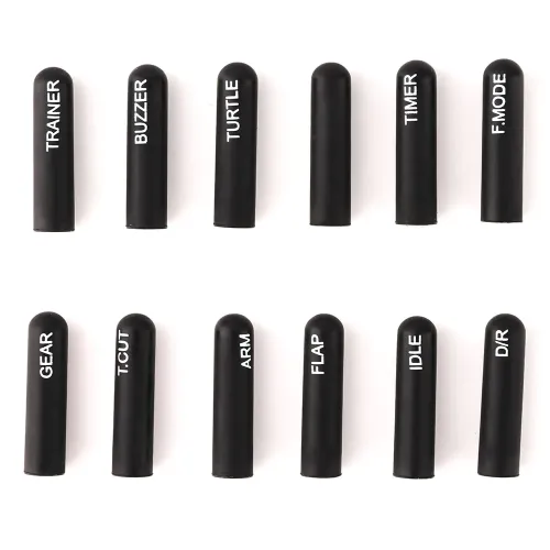 12pcs Radiomaster Labeled Silicon Switch Cover kits Short/ Long for TX16S TX12 Zorror Jumper Flysky Radio Transmitter
