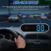 Car Head Up Display GPS Digital Speedometer with Color LED Display Clock Compass Function Over Speeding Alarm for Car Truck SUV RV
