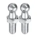 Universal Silver 2pcs Boot Bonnet Gas Strut End Fitting 10mm M8 Ball Pin Joint Valve Spring