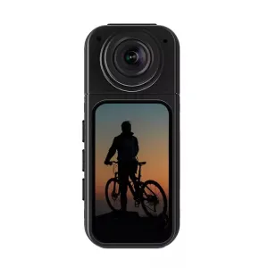 2.7K Body Camera 180 Twist Lens Camera Action Camera Thumb Camera Sports Camera Mini WIFI Sprint Action Moto Pro Cat 1080P Small Motorcycle Riding Video