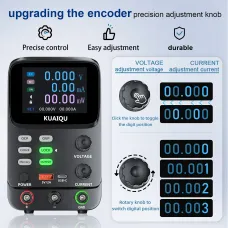 KUAIQU SPPSR-K Series Regulated Power Supply 30V 5A 10A USB RS232 RS485 Compact Design Precision Adjustable Voltage Current Laboratory Testing Equipment