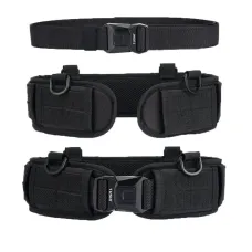 TUSHOutdoor Tactical Belt Multifunctional Waist Seal Training Equipment Weight-Bearing Waist Seal Belt for Hiking Camping Climbing
