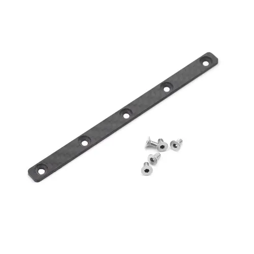 Upgrade Parts Accessories Carbon Fiber Chassis Reinforcing Plate For Tamiya TT02 1/10 RC Car Parts