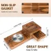 Wooden Cigar Ashtray Drinks Solid Wood Track Whiskey Tea Tray Cigar Holder Ashtray Cup Holder Wooden Ashtray Coasters