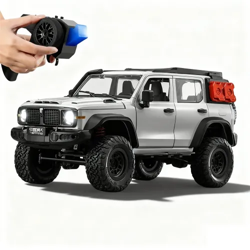 MNRC MN300 RTR 1/12 2.4G 4WD RC Car Rock Crawler Off-Road Climbing Truck Two Speed Full Proportional Remote Control LED Light Vehicles Models Toys