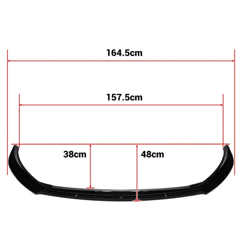 Car Front Bumper Lip Lower Diffuser Splitter Spoiler Body Kit For Seat Ibiza MK5 Standard/FR 2018-2024+