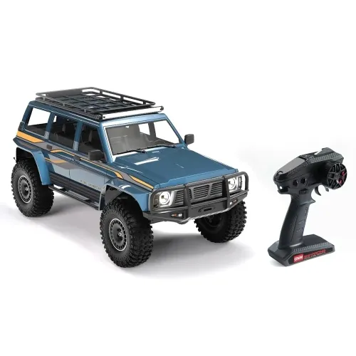 YIKONG YK4107 1/10 2.4G 4WD RC Car Rock Crawler Two Speed Differential Lock LCG Chassis Tank Turn LED Lights Monster Off-Road Pickup Climbing Truck Vehicles Models Electric Remote Control Simulation Toys