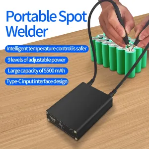 DIY Spot Welder Handheld Portable Mini Spot Welding Machine With Spot Welding Pen Nickel Strip 18650 Battery Spot Welder