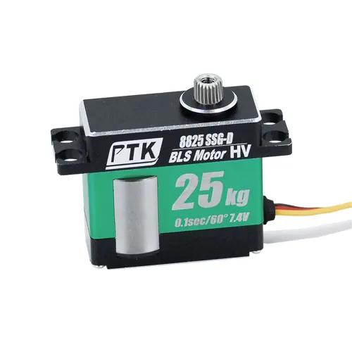 PTK 8825 SSG-D 25Kg Metal Gear Brushless RC Servo for RC Model Helicopters Drones Robots