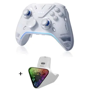 Flydigi APEX 5 Elite Controller Force Feedback RGB Lighting Wireless bluetooth Gaming Gamepad for PC/Switch/Mobile/TV APEX5 Six Axis Function 2025 New Edition