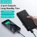 USAMS CD253 PB83 37Wh 10000mAh Power Bank External Battery Power Supply with 1 Input & 2 Outputs Fast Charging for iPhone 17 17 Pro 16 15 14 Pro Max for Huawei Pura 80 Ultra for Xiaomi 17Pro for SAMSUNG for OPPO