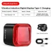 WESBIKING Smart Brake-activated Bicycle Taillight LEDigital Power Display Auto-stop Type-1100mAh Long Endurance Portable Bike Back Light for MTB Bike Road Bike Scooter