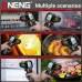 ANENG TH202 TH203 Infrared Thermometer Gun -50C to 600C Multi-Point Laser LCD Backlit Display Adjustable Emissivity High Accuracy Temperature