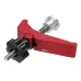 HONGDUI Red Quick Acting Hold Down Clamp Aluminum Alloy T-Slot T-Track Clamp Set Woodworking Tool for Woodworking Table