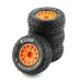 4PCS Upgraded Tires Wheels 12mm Hex Off-Road Short Course Truck 144010 124019 144001 1/10 1/12 1/14 RC Car Vehicles Model Spare Parts