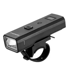 BIKIGH400LM Smart Light Sensor Bicycle Headlight with Digital Display 2000mAh Type-Charging 4 Light Modes Waterproof Bike Front Light for Outdoor Night Cycling Safety