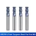 HRC50 4-Flute Flat End Mill Tungsten Carbide Router Bit CNC Milling Cutters High Precision Metal Machining Tools