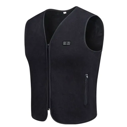 TENGOO HS-10 10 Areas Smart Heating Vest 3 Gear Temperature USB Charging Winter Warmth Cold-proof Waistcoat for Men Women Elderly People