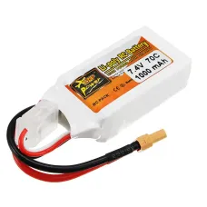 ZOP Power 7.4V 1000mAh 70C 2S Lipo Battery XT30 Plug