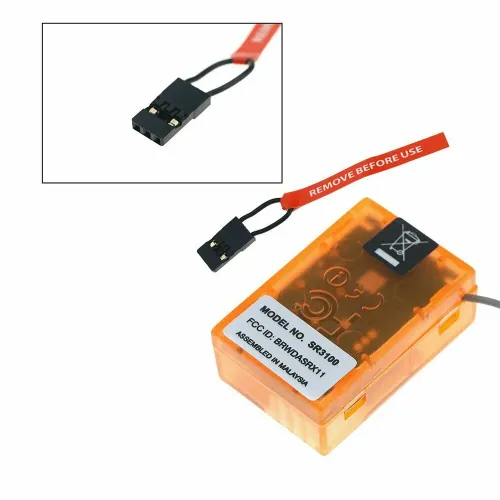 SR3100 2.4GHz 3CH RX Receiver FOR DX3R Transmitter RC Car Boat