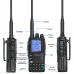 WOUXUN UV9D Plus Walkie Talkie Cross Band Repeater 7-Band Reception 3200mAh Battery Large Color Screen Type-C Charger Ham Radio