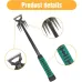 5/6/11 Tines Effortless Gardening Hand Weeder Tool Dual Purpose Manganese Steel Manual Weed Puller with Extended Handle Versatile Uprooting for Weed Removal Efficient Vegetable Planting Landscaping