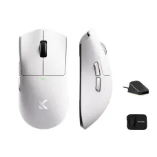 MCHOSE K7 Ultra Wireless Mouse Tri-mode PAW3950 Sensor 42000DPI 750IPS Dual 8K Return Rate 500mAh Rechargeable Gaming Mouse 59g Lightweight