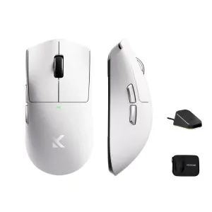 MCHOSE K7 Ultra Wireless Mouse Tri-mode PAW3950 Sensor 42000DPI 750IPS Dual 8K Return Rate 500mAh Rechargeable Gaming Mouse 59g Lightweight