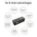 DCL-18W Mini DC Power Supply UPS 18W 8800mAh/10400mAh USB Type-C 5V/2A DC POE 15V/0.6A 24V/0.4A Input 100-240V for Network Devices