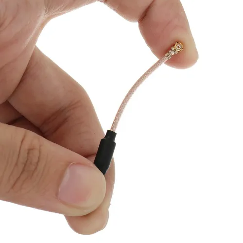 2pcs HGLRC 90mm (9cm) 5.8G FPV Antenna  2dBi, U.FL/IPEX/IPX, Omni-Directional Linear Brass, RG178 Cable for RC Drones