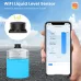 Tuya WiFi Liquid Level Sensor Ultrasonic Detection IP65 Waterproof 0.1m-5m Range Smart Life App Remote Monitoring Historical Data Smart Home Automation Water Tower Tank Level Detector
