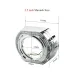 2.5'' VER 8.1 Bi-Xenon Projector Lens H1 Motorcycle Headlight for X5 BM Sport Motorcycle LED Square Angel Eyes DRL Retrofit H4 H7