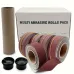 Emery Sandpaper 5 Rolls Abrasive Cloth Aluminum Oxide 150 240 320 400 600 Grit 25mm x 6m Woodworking Metal Automotive Polishing Dispenser Box