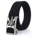 ENNI125cm Men's Tactical Nylon Belt Adjustable Luxury Eagle Metal Automatic Buckle Canvas Belts Casual Sports Belts