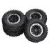 4PCS LDRC RC Car Upgraded Parts Soft Tires Wheels Rims for 1297 1299 WPL B14 B24 C14 C24 C34 C44 MN D90 91 96 99 99S RC Cars Vehicles Models Accessories L0001-6