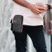 Men's Canvas Mobile Phone Belt Waist Bag Portable Multi-Pocket Fanny Pack Card Holder Wallet