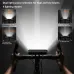 BIKIGHBike Headlight 3000Lm Super Brightness 10000mAh High Capacity Power Bank 4 Light Modes Waterproof Bicycle Front Light for Night Cycling