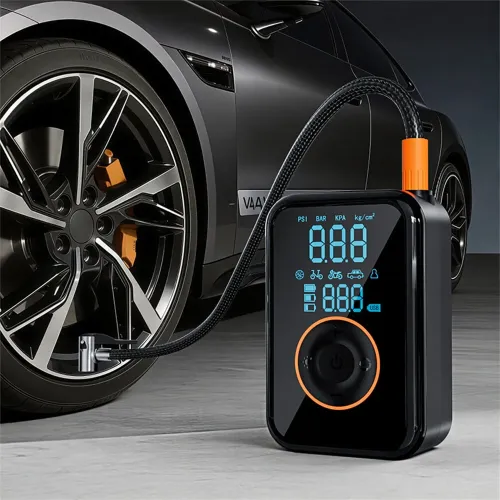 SUITU 7.4V Multi-Functional Portable Wireless Air Pump High-Pressure Digital Display for Car Motorcycle Tires Ball Fast Inflation