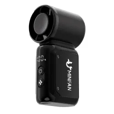 Tevorex Portable Handheld Pocket USB charging Fan 199 Level Strong Wind Regulation Outdoor Handheld Fan LED Screen Camping Cooling Fan Tools