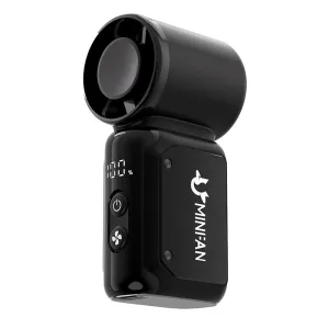 Tevorex Portable Handheld Pocket USB charging Fan 199 Level Strong Wind Regulation Outdoor Handheld Fan LED Screen Camping Cooling Fan Tools