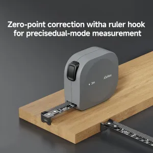 AtuMan TP1 High Precision Self Locking Tape Measure 3 Meter Nylon Coated Carbon Steel Compact Design Accurate Laser Scale Measurement Tool