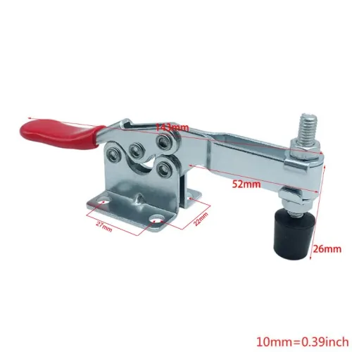 GH-201B Horizontal Toggle Clamp Quick Release Woodworking Fix Clip for Carpentry