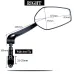 XANE1 Pair HView MTB Road Bike Mirrors 360 Adjustable Handlebar Rearview Mirror for Bicycle Motorcycle Accessories Rear Mirror