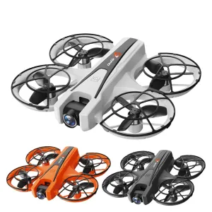 YLR/C YL05 WiFi FPV with 4.9inch LCD Screen Controller HD Dual Camera Electrically Adjustable Optical Flow Hover Circle Protection LED Brushless 2.4G 4CH 6-Axis Remote Control Toys RC Drone Quadcopter RTF