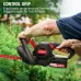 [USA Direct] ECOMAX ELG06 18V 22-Inch Cordless Hedge Trimmer Ideal for Pruning Branches in Your Backyard, Garden Hedge Trimmer with 2.0AH Battery & Charger