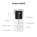 Guudgo 5G 2.4G WiFi Video Doorbell 1080P Tuya Outdoors Wireless Intercom Human Detection Waterproof Wireless Visual Door Bell Camera Smart Home Surveiilance Devices APP Alarm Push