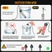 2000W 220V Floating Bucket Heater Immersion Water Heater with Thermostat Electric Water Heater High Power Water Heater